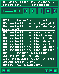 Main and Playlist in Default Colour scheme